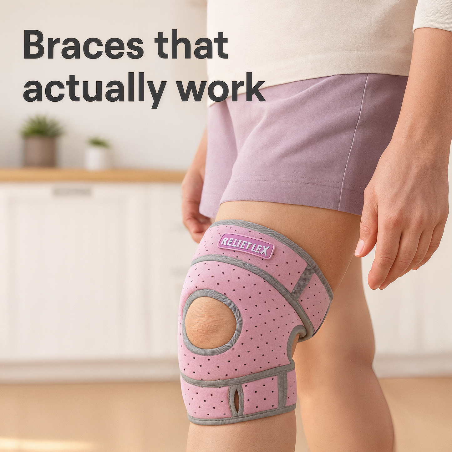 Advanced RelieFlex™ Knee Brace That Moves With You - Pain Relief In Minutes