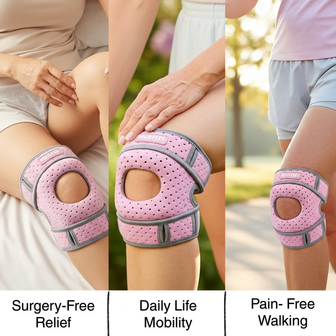 Advanced RelieFlex™ Knee Stabilizer That Moves With You - Pain Relief In Minutes