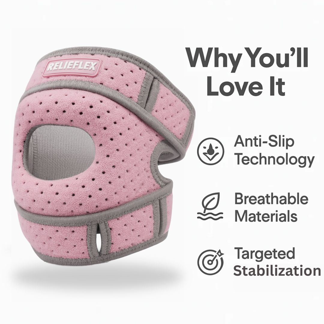 Advanced RelieFlex™ Knee Stabilizer That Moves With You - Pain Relief In Minutes