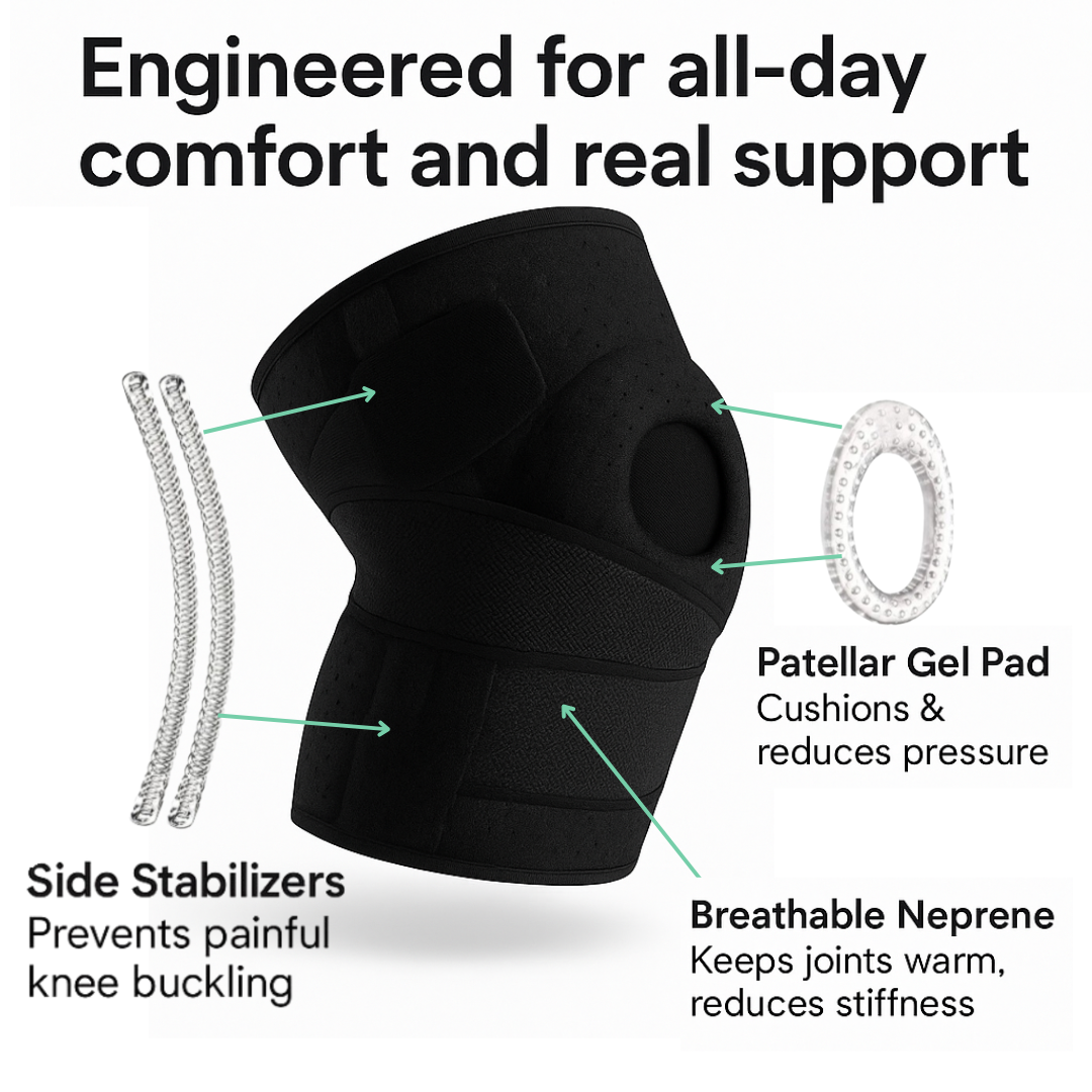 Advanced RelieFlex™ Knee Brace That Moves With You - Pain Relief In Minutes